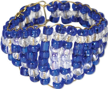 Ring with seed beads